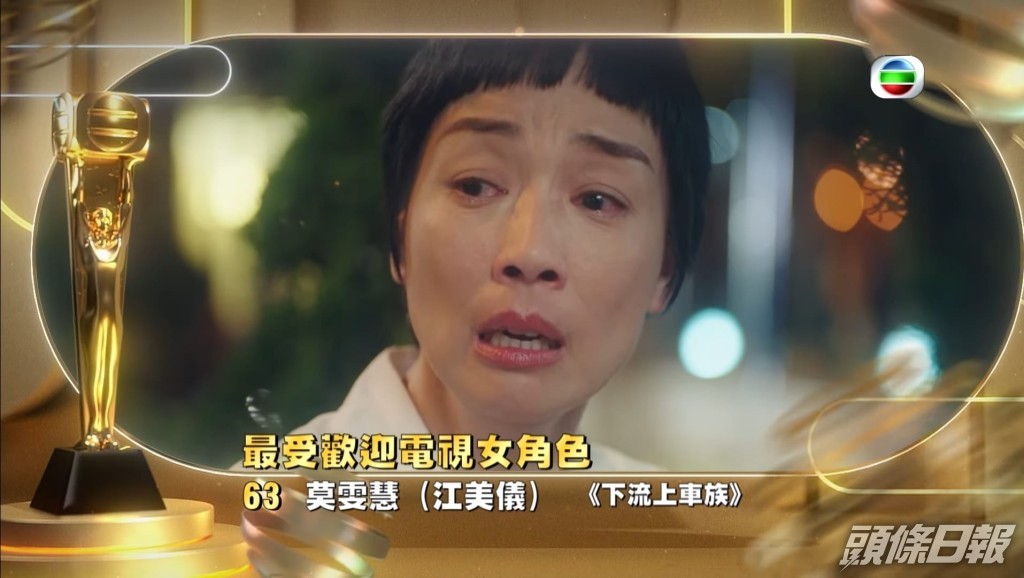 江美儀《下流上車族》飾演莫雯慧